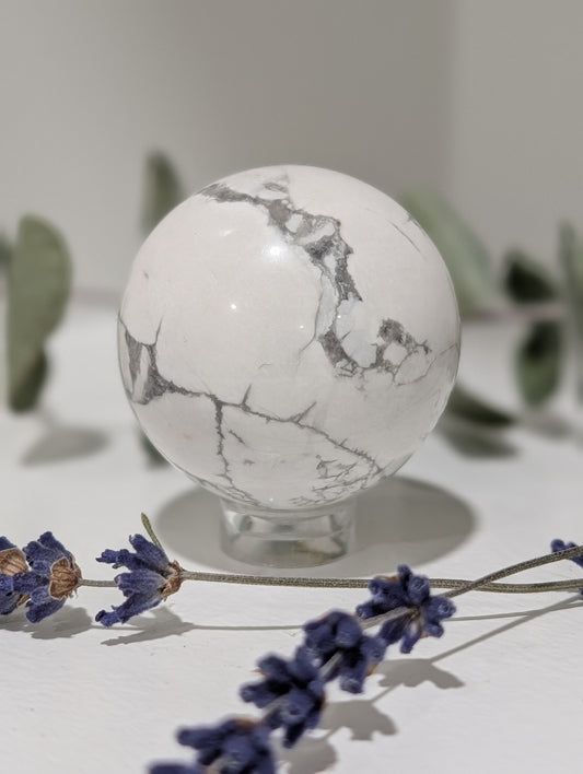 Howlite Sphere
