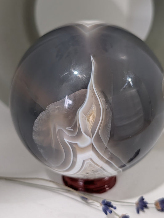 Banded Agate Sphere - 836g