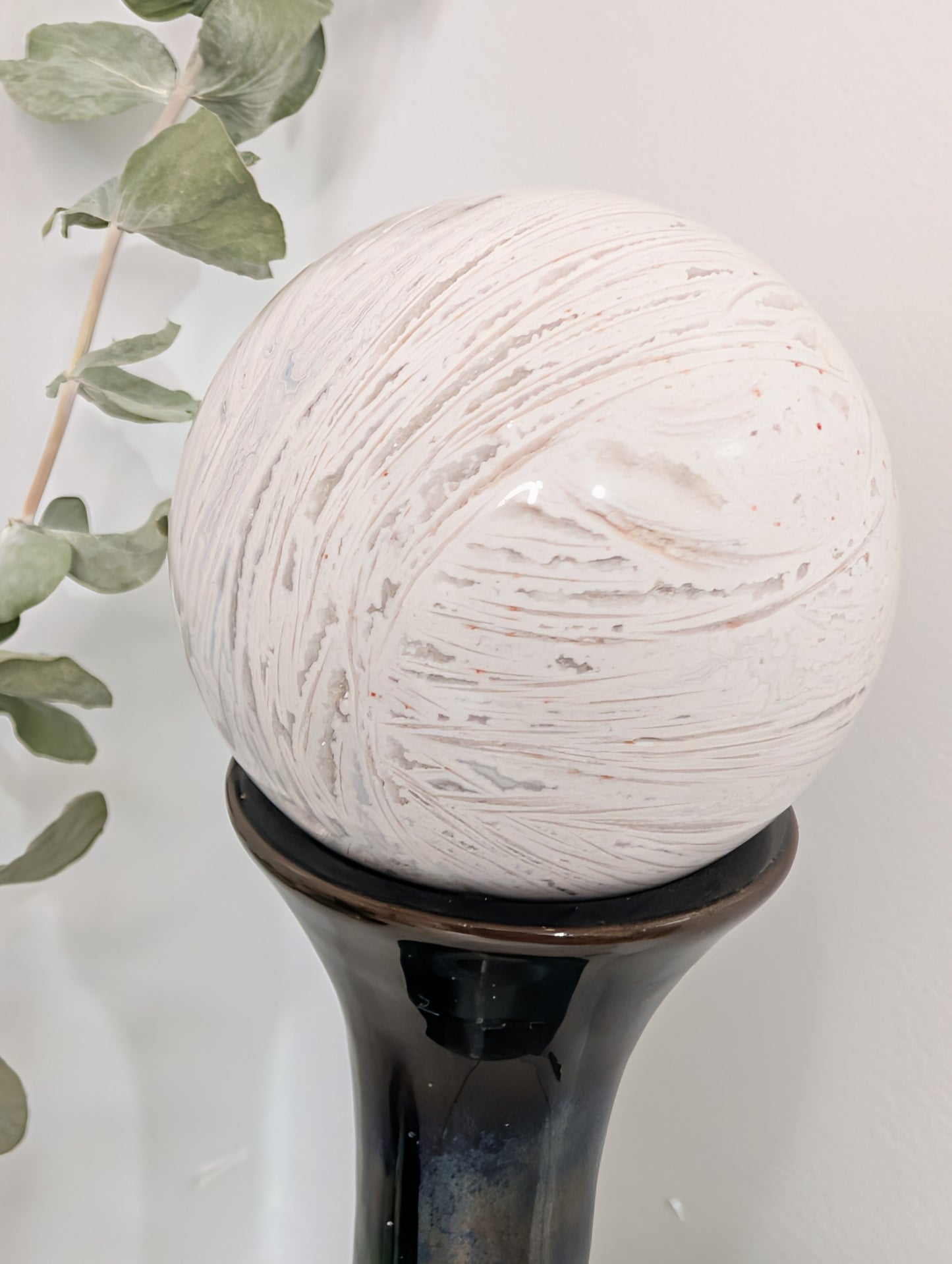 White Mexican Lace Sphere