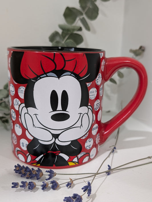 Disney Minnie Mouse Red Ceramic Mug