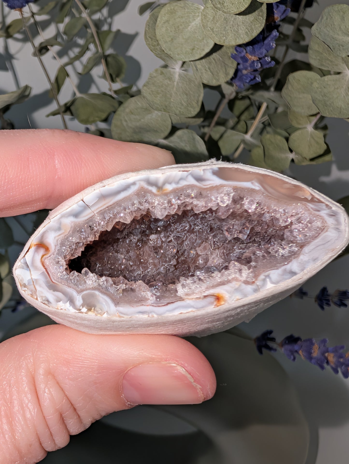Druzy Agate Geode