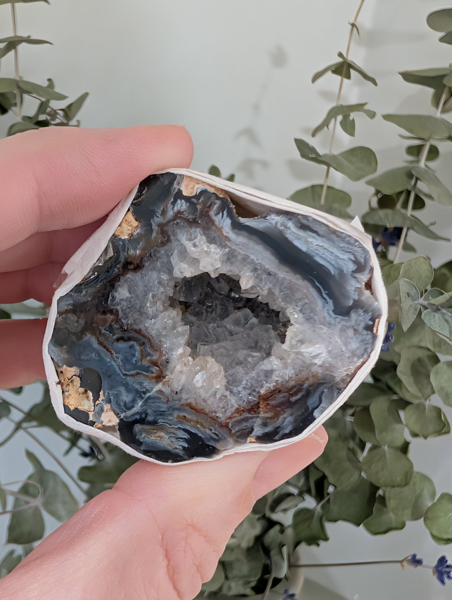 Druzy Agate Geode