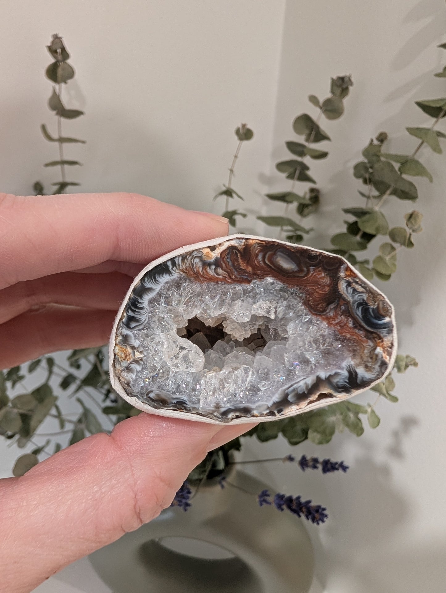 Druzy Agate Geode
