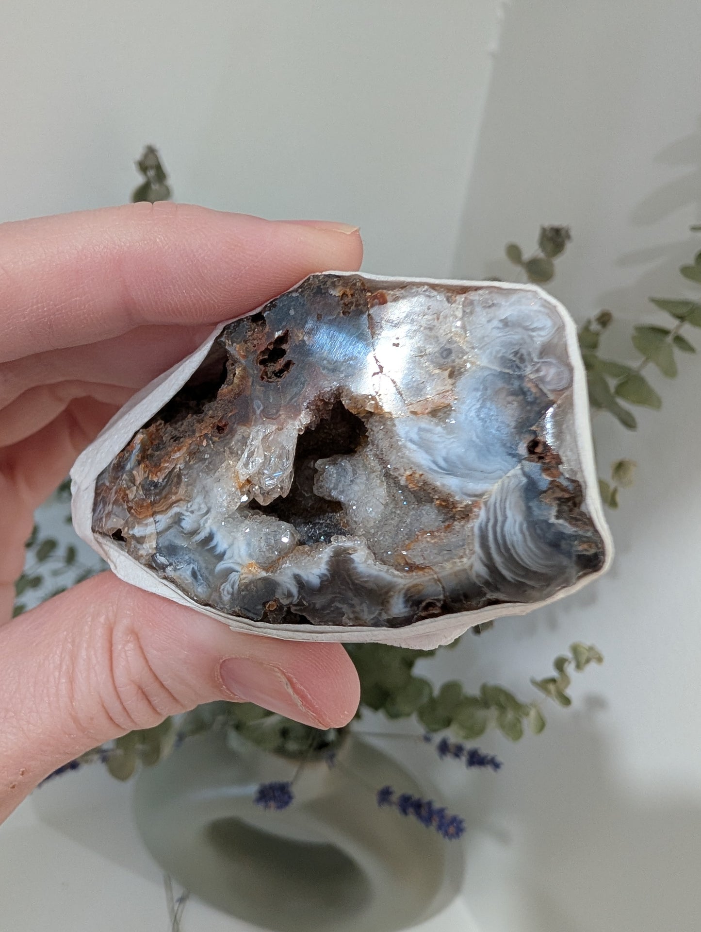 Druzy Agate Geode