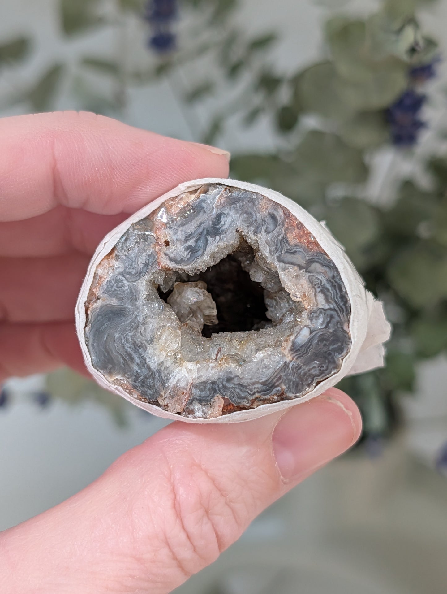 Druzy Agate Geode