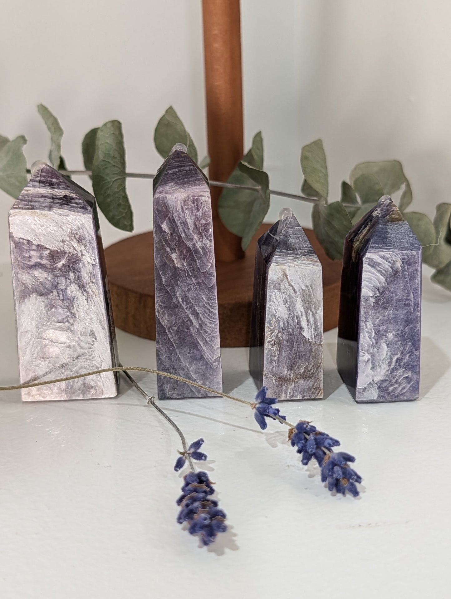 Purple Mica (Lepidolite) Small Tower