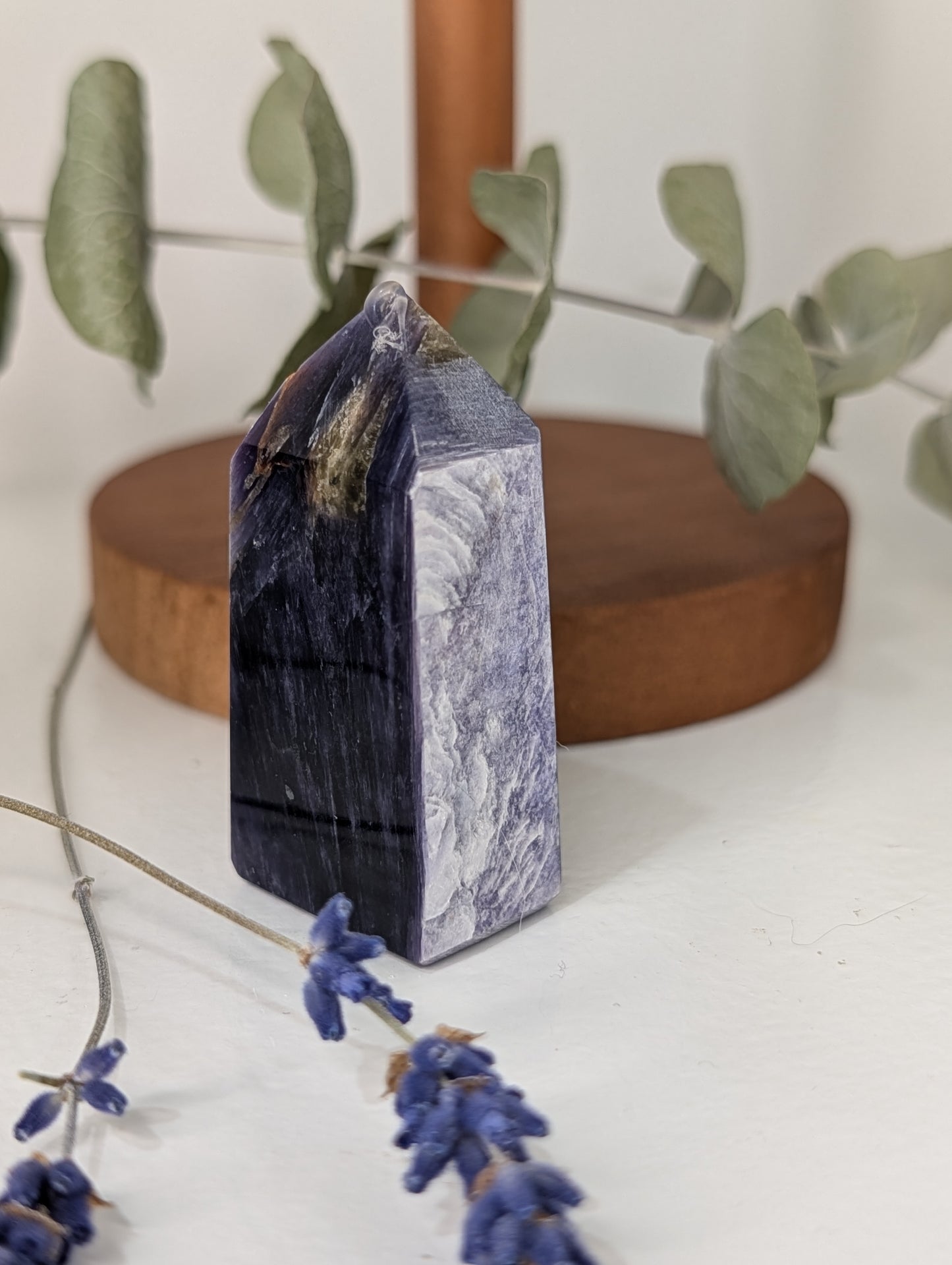 Purple Mica (Lepidolite) Small Tower