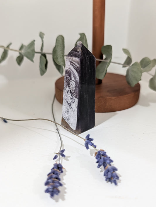 Purple Mica (Lepidolite) Small Tower