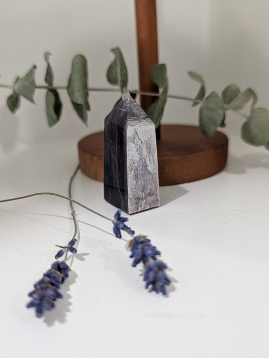 Purple Mica (Lepidolite) Small Tower