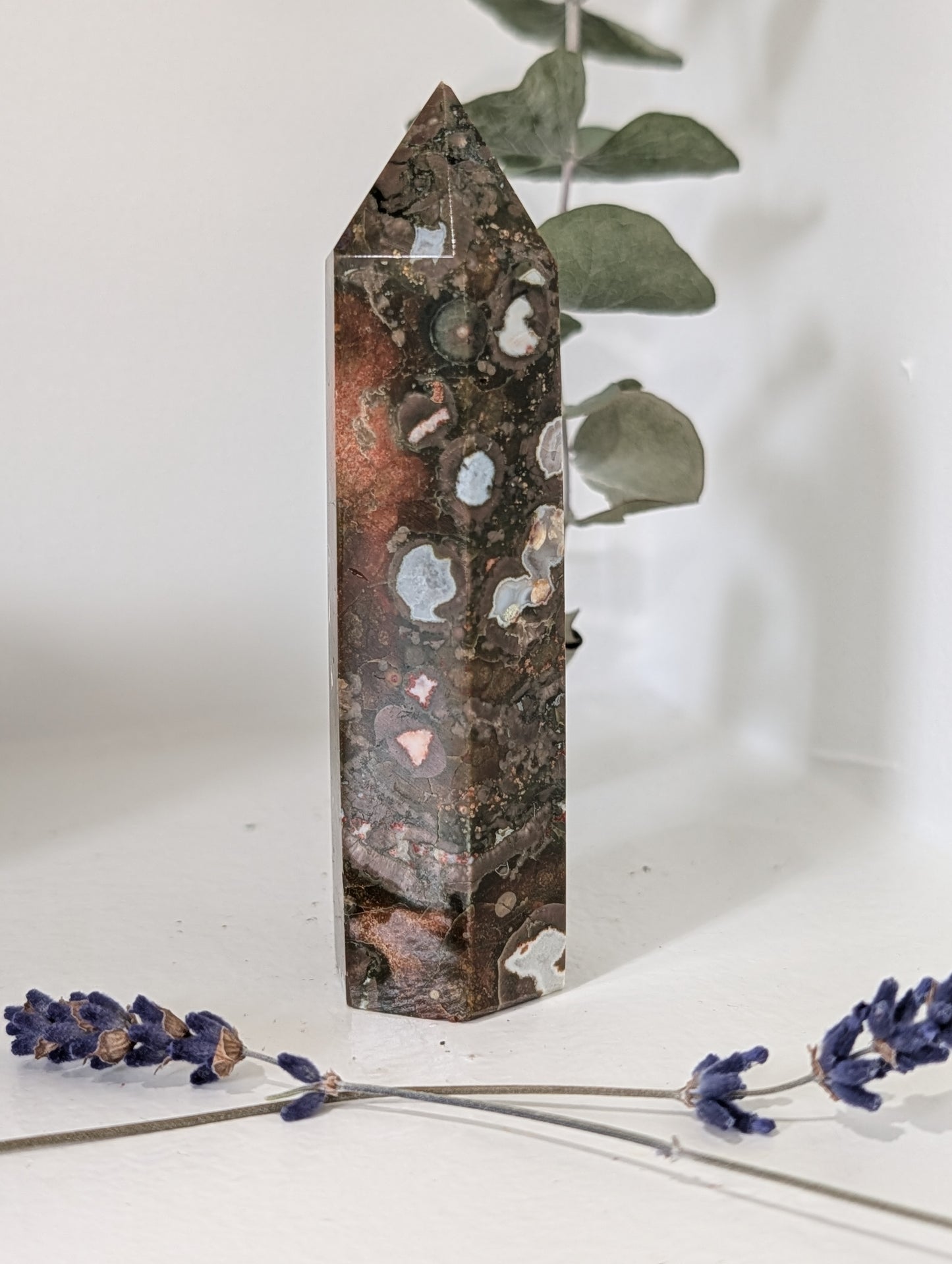 Rainforest Jasper (Rhyolite) Tower