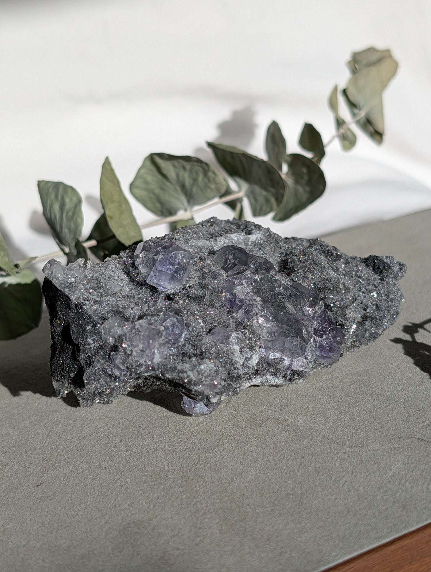 Zeolite with Fluorite Specimen