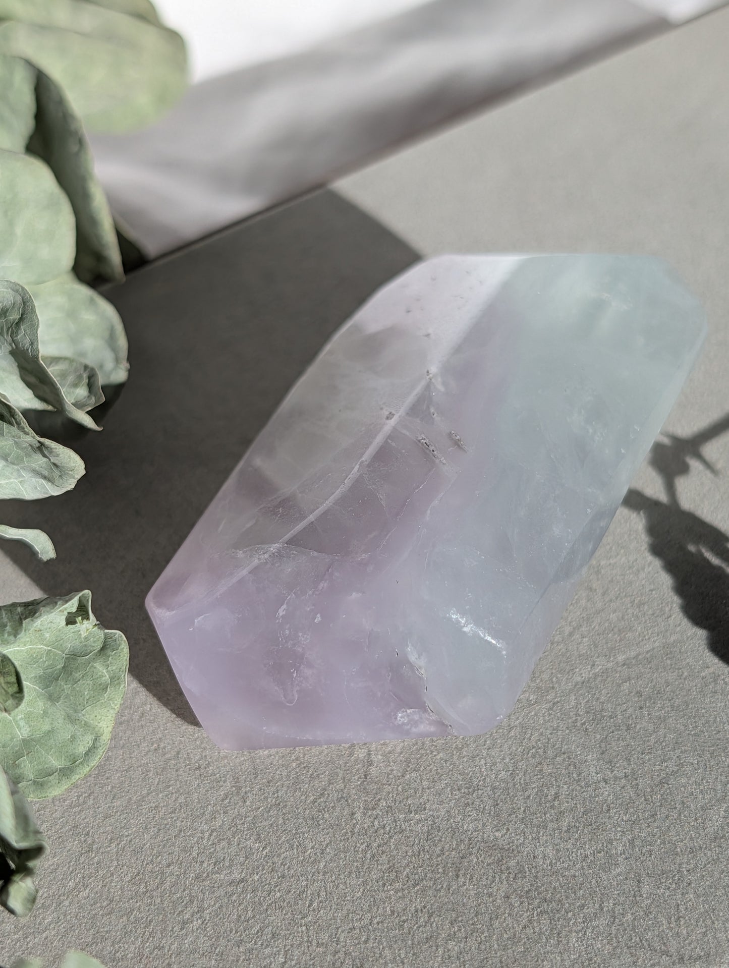 Pastel Fluorite Free Form | Soft Blue & Green