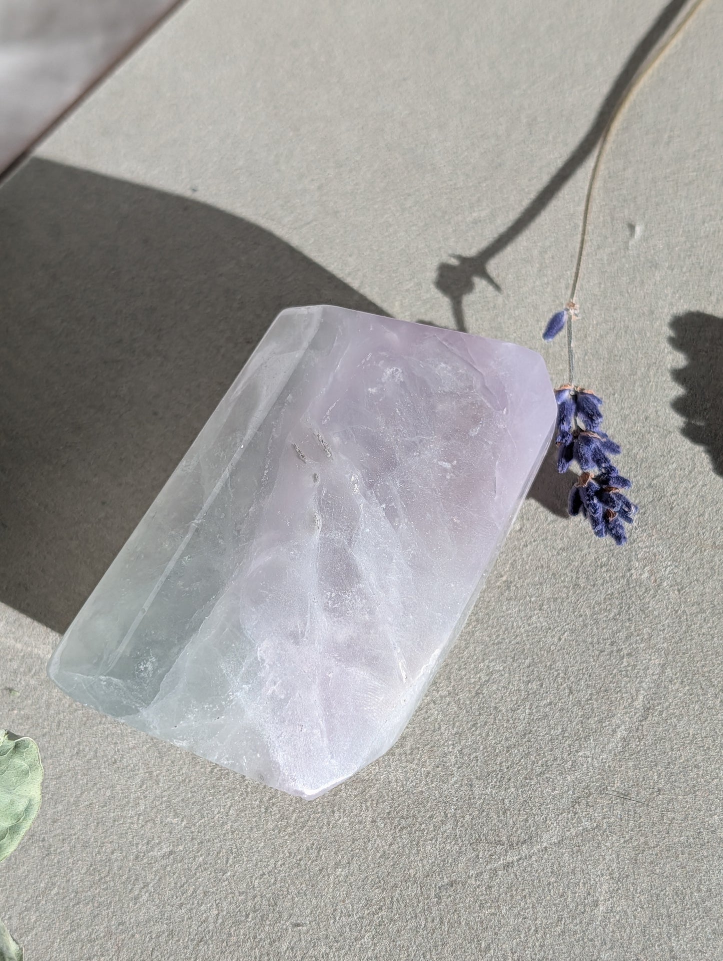 Pastel Fluorite Free Form | Soft Blue & Green