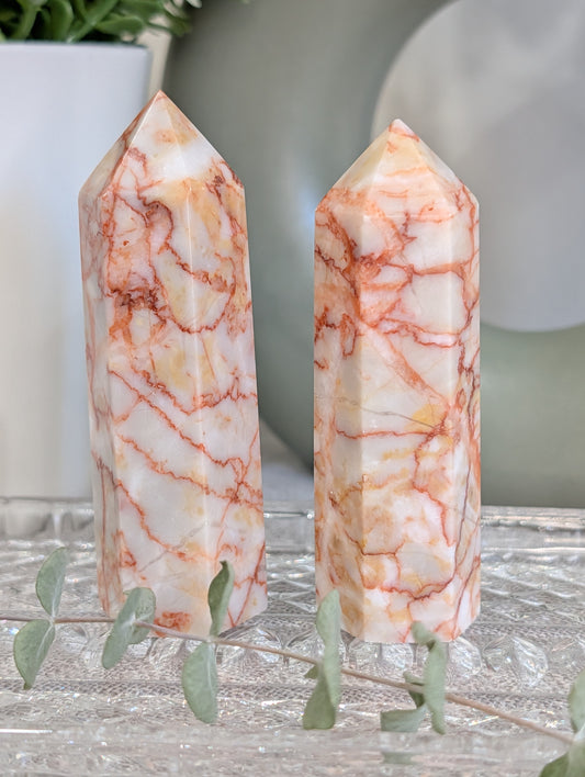 Red Vein Jasper Tower