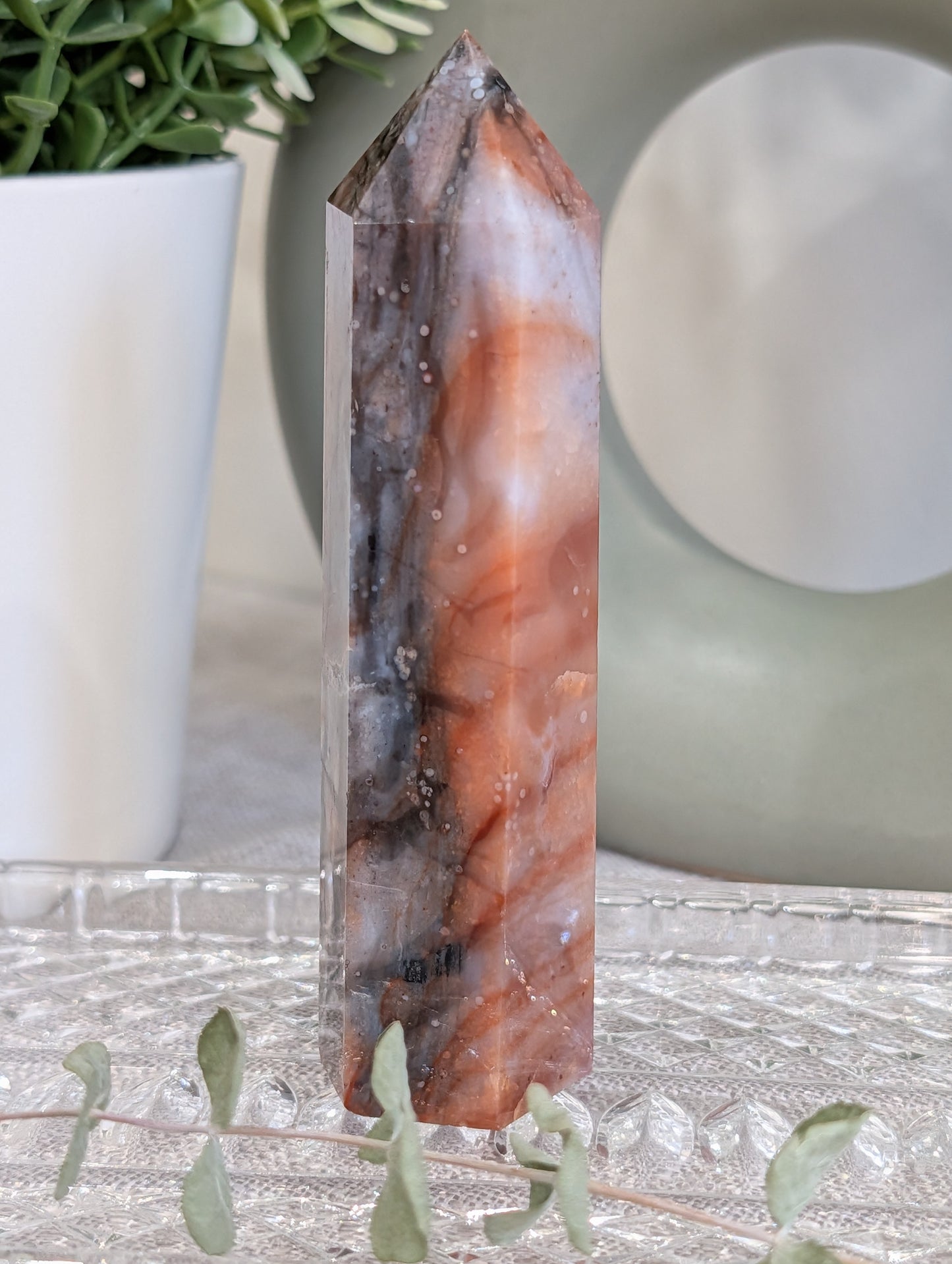 Starry Sky Agate Tower