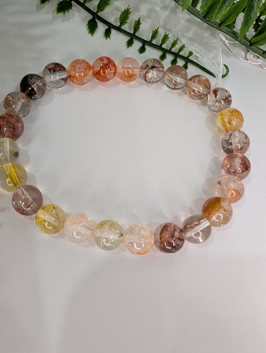 Fire Quartz & Golden Healer / 8mm